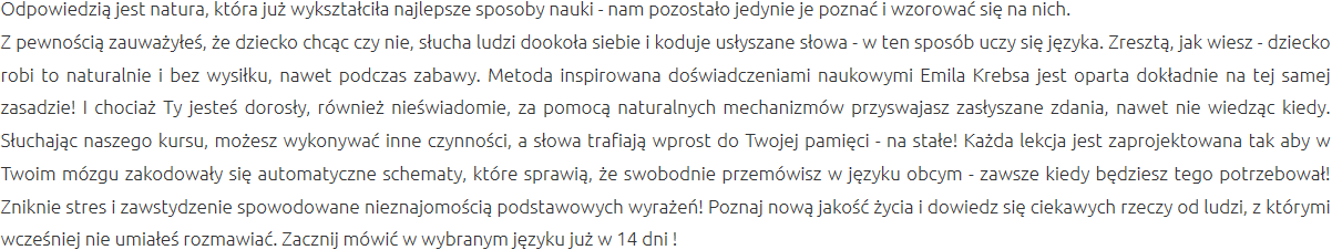 Efektywna Metoda Nauki Świdnik